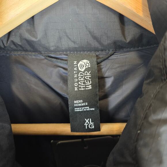 Mountain Hardwear Nevadan 650 Down Jacket Size XL Charcoal Full Zip - Picture 3 of 7